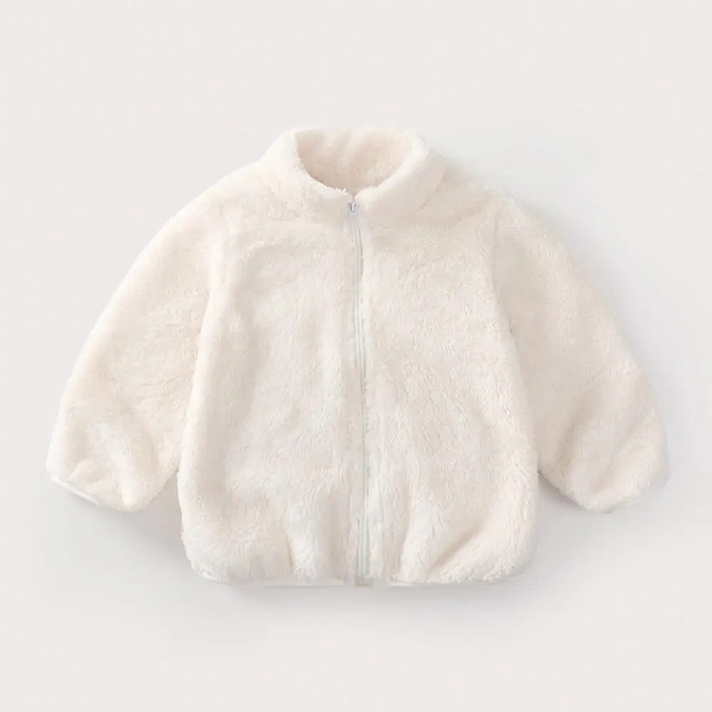 Solid Color Fashion Children Plush Coat Autumn Winter Warm Baby Girl Boy Casual Jacket Greatcoat Kids Clothing Toddler Outerwear Solid Color Fashion Children Plush Coat Autumn Winter Warm Baby Girl Boy Casual Jacket Greatcoat Kids Clothing Toddler Outerwear - Image 14