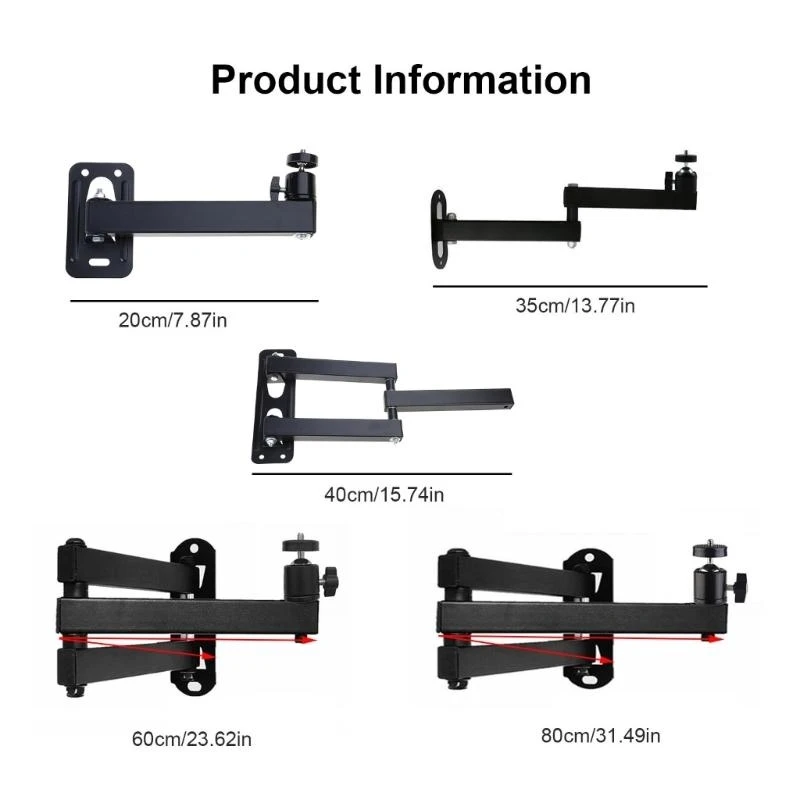 Faltbare Projektor-Wandhalterung Aus Aluminium – Mehrfach Winkelverstellbarer Und Einziehbarer Halter Für Zuhause, Hotel &Amp; Flexible Aufstellung Faltbare Projektor-Wandhalterung Aus Aluminium – Mehrfach Winkelverstellbarer Und Einziehbarer Halter Für Zuhause, Hotel &Amp; Flexible Aufstellung - Image 6