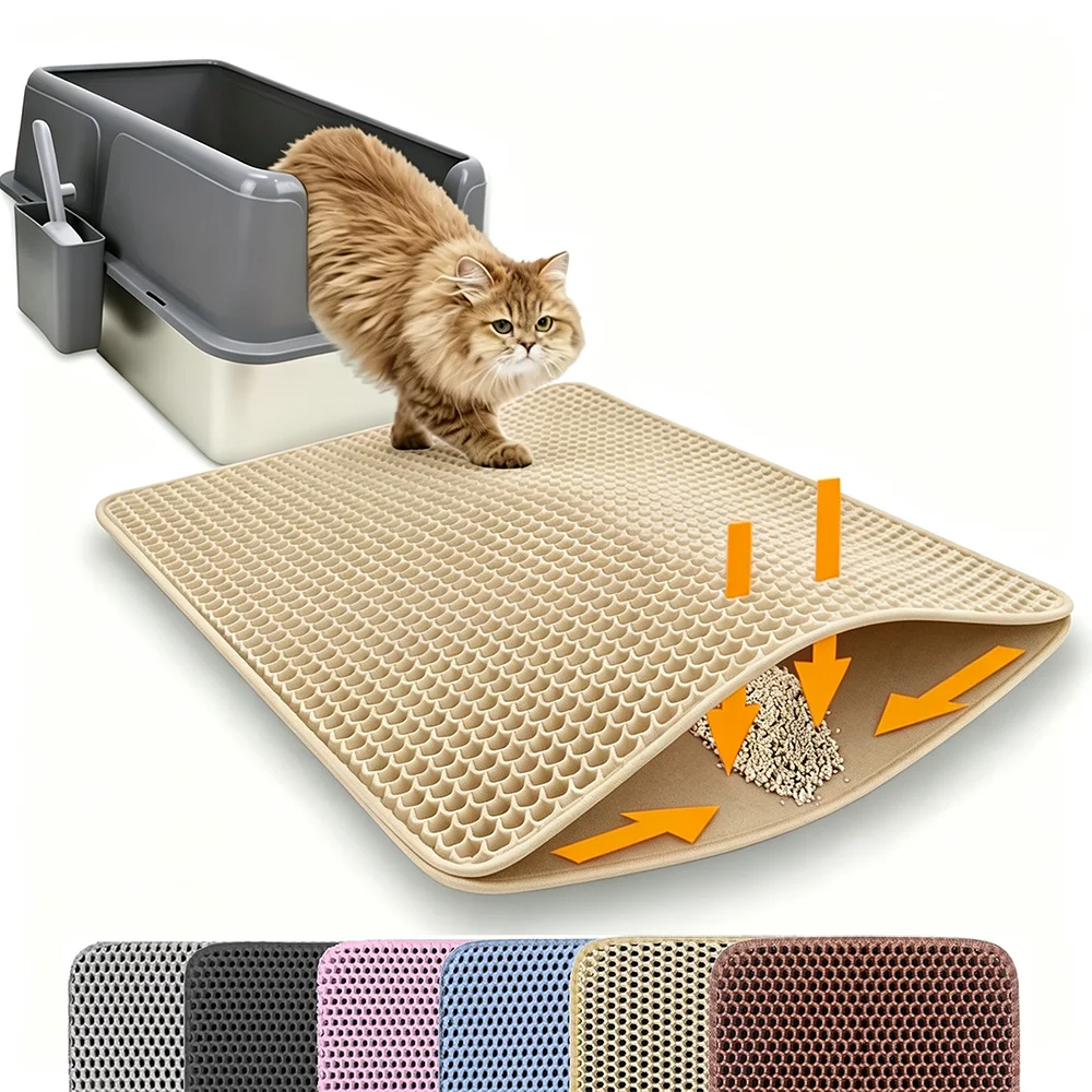 Katzenstreumatte, Doppellagig, Für Haustiere, Rutschfest, Für Große Haustiere, Filtermatte, Verschleißfest, Wasserdicht, Rutschfest, Katzenstreumatte Katzenstreumatte, Doppellagig, Für Haustiere, Rutschfest, Für Große Haustiere, Filtermatte, Verschleißfest, Wasserdicht, Rutschfest, Katzenstreumatte - Image 7
