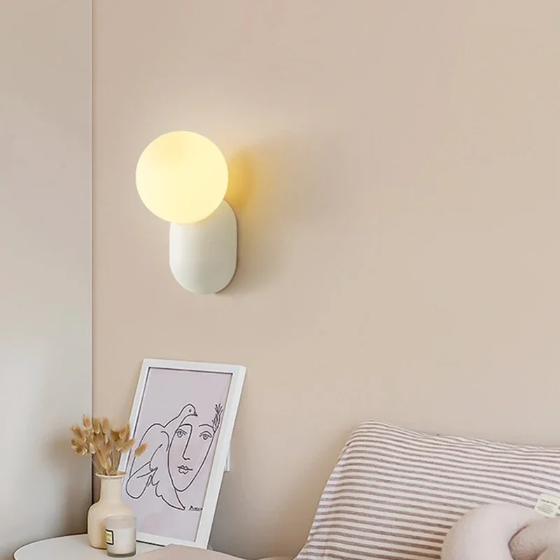 Macaron Led Wandleuchte Schlafzimmer Wohnzimmer Kinderzimmer Badezimmer Nachttisch Spiegel Dekoration Leuchten Wandleuchte Lichter Macaron Led Wandleuchte Schlafzimmer Wohnzimmer Kinderzimmer Badezimmer Nachttisch Spiegel Dekoration Leuchten Wandleuchte Lichter - Image 4