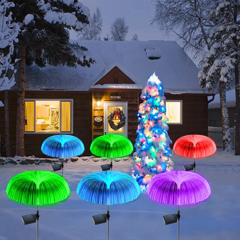 Solar Led Garten Lichter Quallen Dekoration Solar Power Wasserdichte Outdoor Pathway Solar Lampe Fee Terrasse Villa Yard Decor Solar Led Garten Lichter Quallen Dekoration Solar Power Wasserdichte Outdoor Pathway Solar Lampe Fee Terrasse Villa Yard Decor - Image 3