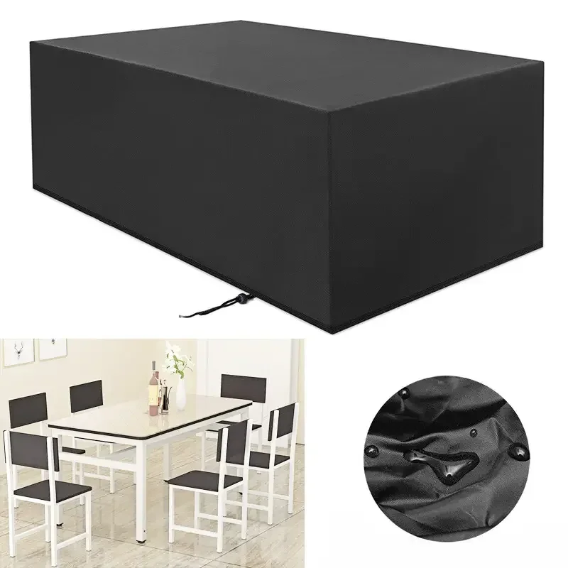 Outdoor Patio Dust Cover Garden Furniture 210D Polyester All Purpose Covers Garden Waterproof Cover Outdoor Patio Dust Cover Garden Furniture 210D Polyester All Purpose Covers Garden Waterproof Cover - Image 5