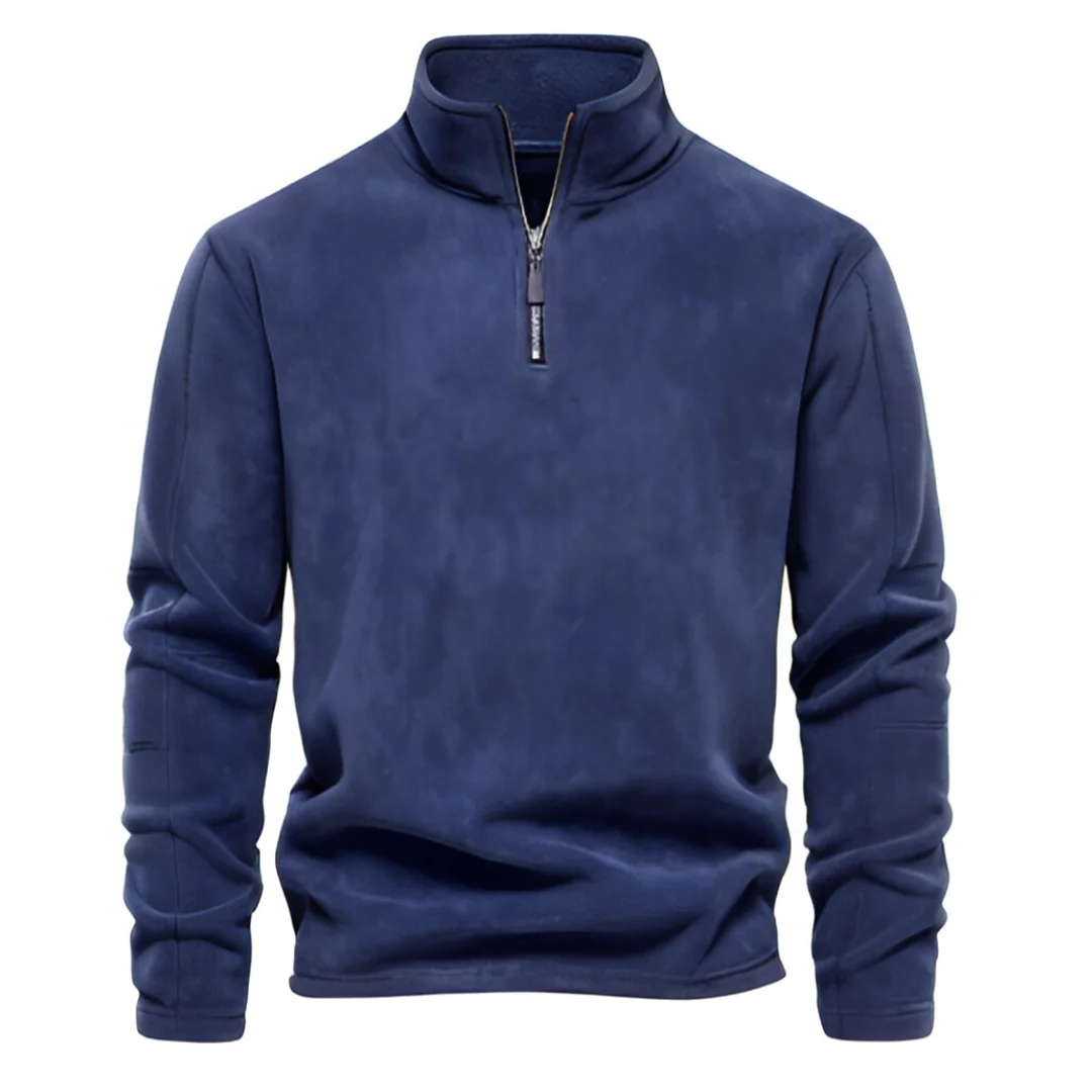 Aiopeson Brand Quality Thicken Warm Fleece Jacket For Men Zipper Neck Pullover Men'S Sweatshirt Soft Shell Mens Jacket Aiopeson Brand Quality Thicken Warm Fleece Jacket For Men Zipper Neck Pullover Men'S Sweatshirt Soft Shell Mens Jacket - Image 7
