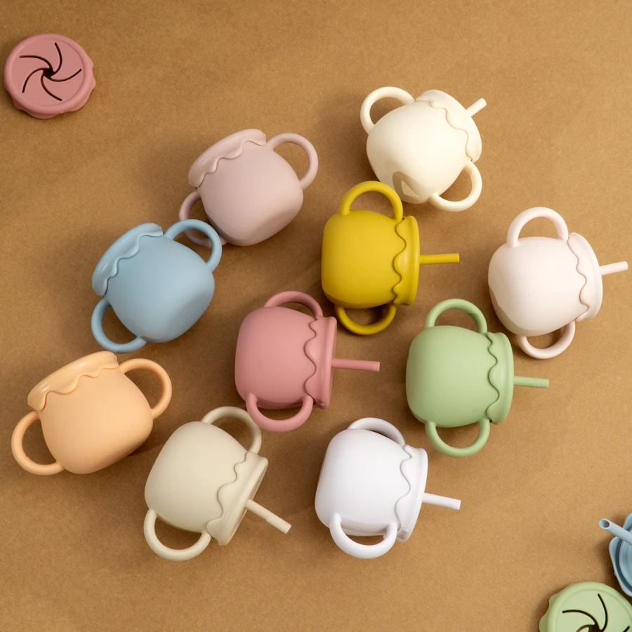 Baby Fütterung Tassen Tragbare Drink Schnabeltasse Feste Lebensmittel Behälter Snack Tasse Kleinkinder Lernen Tassen Neugeborenen Liefert Baby Fütterung Tassen Tragbare Drink Schnabeltasse Feste Lebensmittel Behälter Snack Tasse Kleinkinder Lernen Tassen Neugeborenen Liefert - Image 4