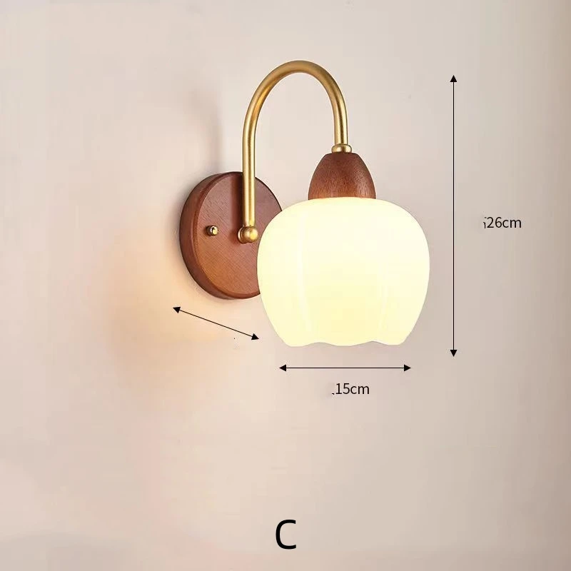 Moderne Innenwandleuchte, Geeignet Für Schlafzimmer, Nachttisch, Wohnzimmer, Heimdekoration, Leuchte Aus Holz, Vintage-Led-Wandleuchten Moderne Innenwandleuchte, Geeignet Für Schlafzimmer, Nachttisch, Wohnzimmer, Heimdekoration, Leuchte Aus Holz, Vintage-Led-Wandleuchten - Image 10