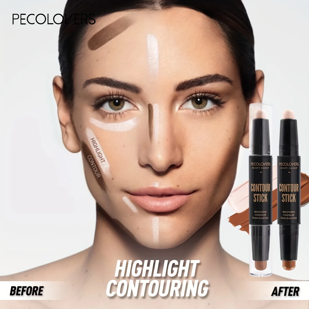 Face Concealer Contouring For Face Bronzer Beauty Contour Makeup Base Foundation Cream For Women'S Cosmetics New Face Concealer Contouring For Face Bronzer Beauty Contour Makeup Base Foundation Cream For Women'S Cosmetics New - Image 3