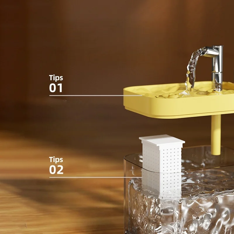 1.5L Cat Water Circulation Fountain Auto Filter Pet Cat Drinker Usb Dog Water Basin Feeding Bowl Pet Supplies 1.5L Cat Water Circulation Fountain Auto Filter Pet Cat Drinker Usb Dog Water Basin Feeding Bowl Pet Supplies - Image 3