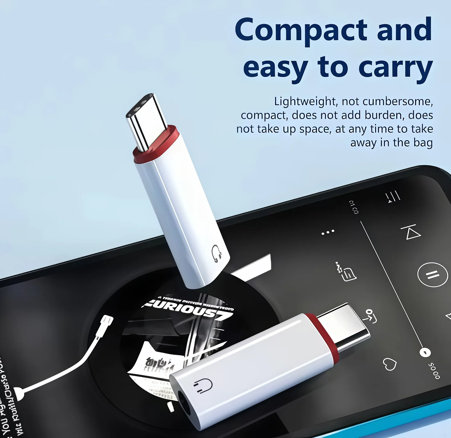 Usb-C Auf 3,5-Mm-Kopfhörer-Adapter – Typ-C Audio Konverter Mit Klinkenstecker Für Smartphones, Tablets &Amp; Laptops Usb-C Auf 3,5-Mm-Kopfhörer-Adapter – Typ-C Audio Konverter Mit Klinkenstecker Für Smartphones, Tablets &Amp; Laptops - Image 2