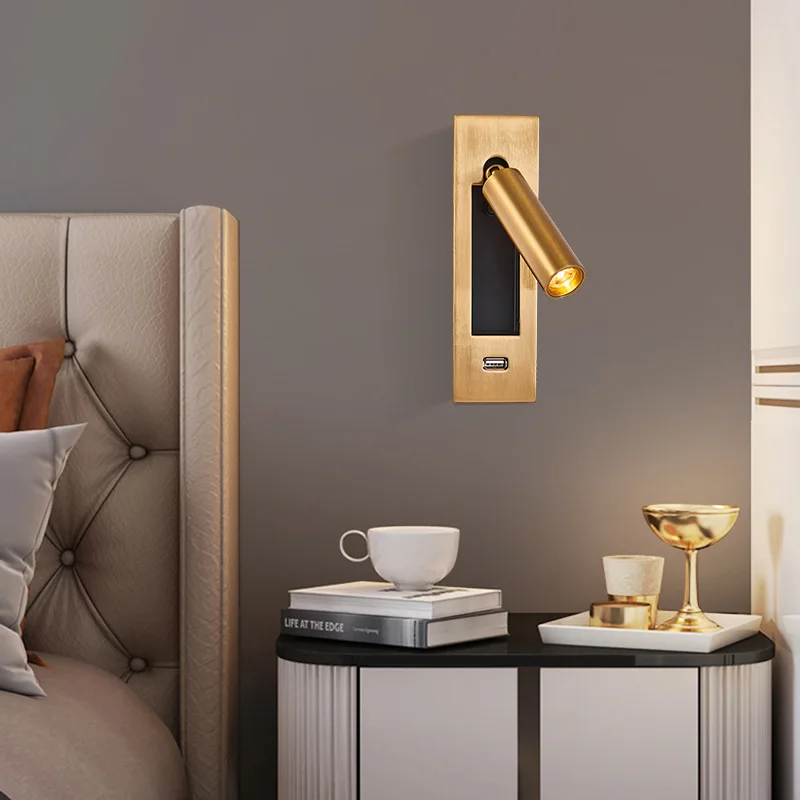 Innen Led-Wand Leuchte Nordische Scheinwerfer Für Schlafzimmer Neben Wohnzimmer Hotel Moderne Rotation Klappbare Kopfteil Lese Lampen Innen Led-Wand Leuchte Nordische Scheinwerfer Für Schlafzimmer Neben Wohnzimmer Hotel Moderne Rotation Klappbare Kopfteil Lese Lampen - Image 4