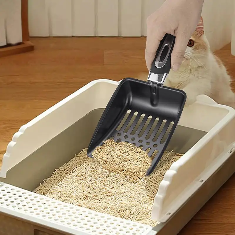 Haustier-Reinigungswerkzeug, Haustierprodukte, Metallschaufel Mit Langem Griff, Katzenstreu-Reinigung Für Hunde Und Katzen, Zubehör Zur Reinigung Von Kot, Katzenstreu-Schaufel Haustier-Reinigungswerkzeug, Haustierprodukte, Metallschaufel Mit Langem Griff, Katzenstreu-Reinigung Für Hunde Und Katzen, Zubehör Zur Reinigung Von Kot, Katzenstreu-Schaufel - Image 4