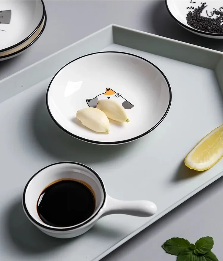 1Pcs Cute Cat Ceramic Seasoning Dish Creative Kitchen Small Sauce Bowl Household Dipping Plate Creative Vinegar Soy Snack Dishes 1Pcs Cute Cat Ceramic Seasoning Dish Creative Kitchen Small Sauce Bowl Household Dipping Plate Creative Vinegar Soy Snack Dishes - Image 18
