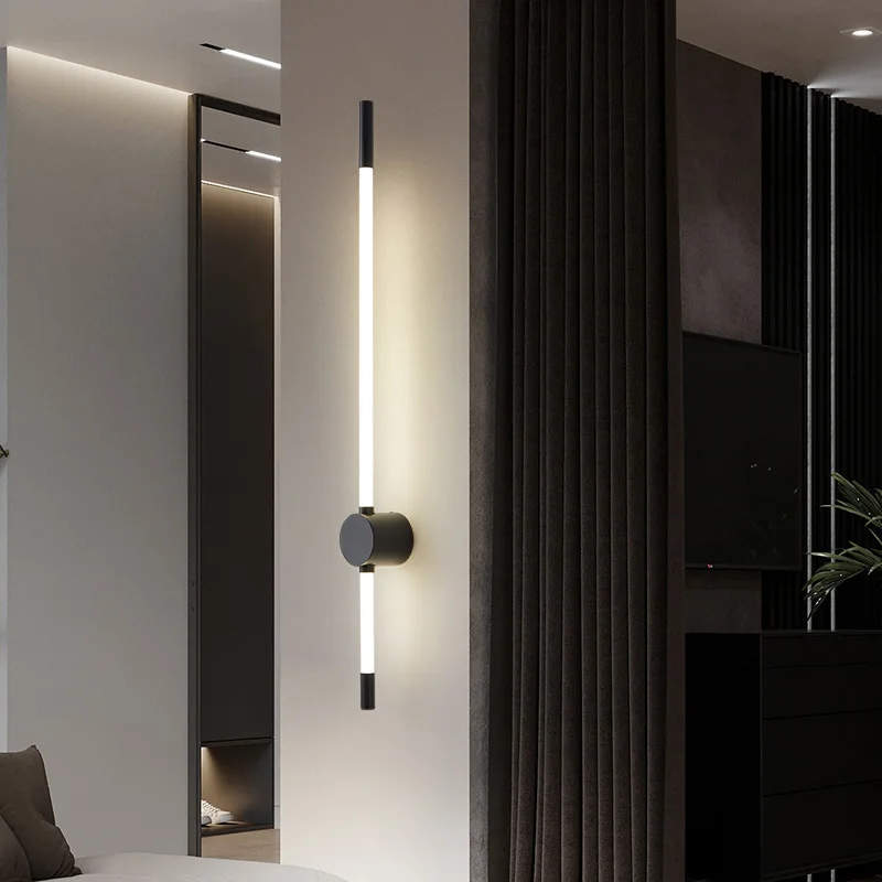 Moderne Led Lange Wandleuchten Für Schlafzimmer Beleuchtung Wohnzimmer Hintergrund Dekorieren Treppen Lampe Hotel Schwarz Gold Wandleuchte Leuchten Moderne Led Lange Wandleuchten Für Schlafzimmer Beleuchtung Wohnzimmer Hintergrund Dekorieren Treppen Lampe Hotel Schwarz Gold Wandleuchte Leuchten - Image 3