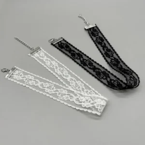2026 New Black Sexy Lace Flower Necklace for Women Harajuku Gothic Short Choker Collar Necklace Party Female Neck Accessories ﻿