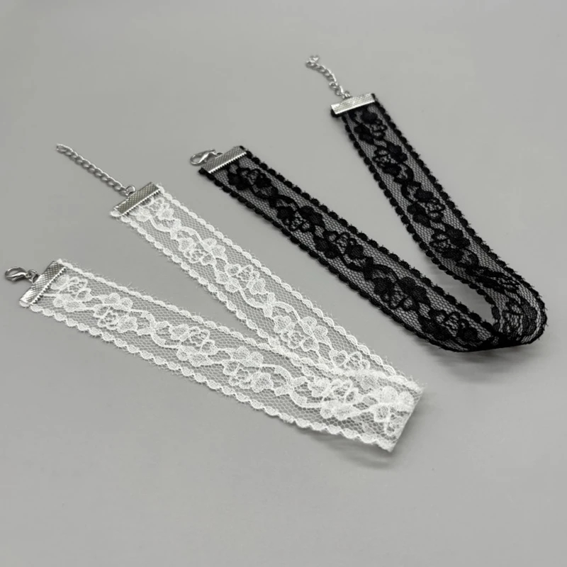 2026 New Black Sexy Lace Flower Necklace For Women Harajuku Gothic Short Choker Collar Necklace Party Female Neck Accessories 2026 New Black Sexy Lace Flower Necklace For Women Harajuku Gothic Short Choker Collar Necklace Party Female Neck Accessories 