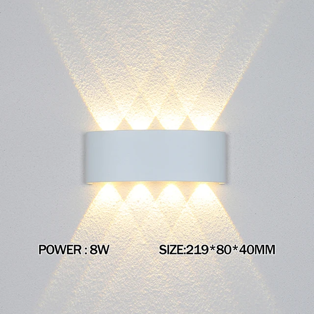 Led Wand Licht Ip65 Im Freien Wasserdichte Garten Zaun Aluminium Innen Mode Wand Lampe Für Schlafzimmer Nacht Wohnzimmer Treppen Led Wand Licht Ip65 Im Freien Wasserdichte Garten Zaun Aluminium Innen Mode Wand Lampe Für Schlafzimmer Nacht Wohnzimmer Treppen – Bild 8
