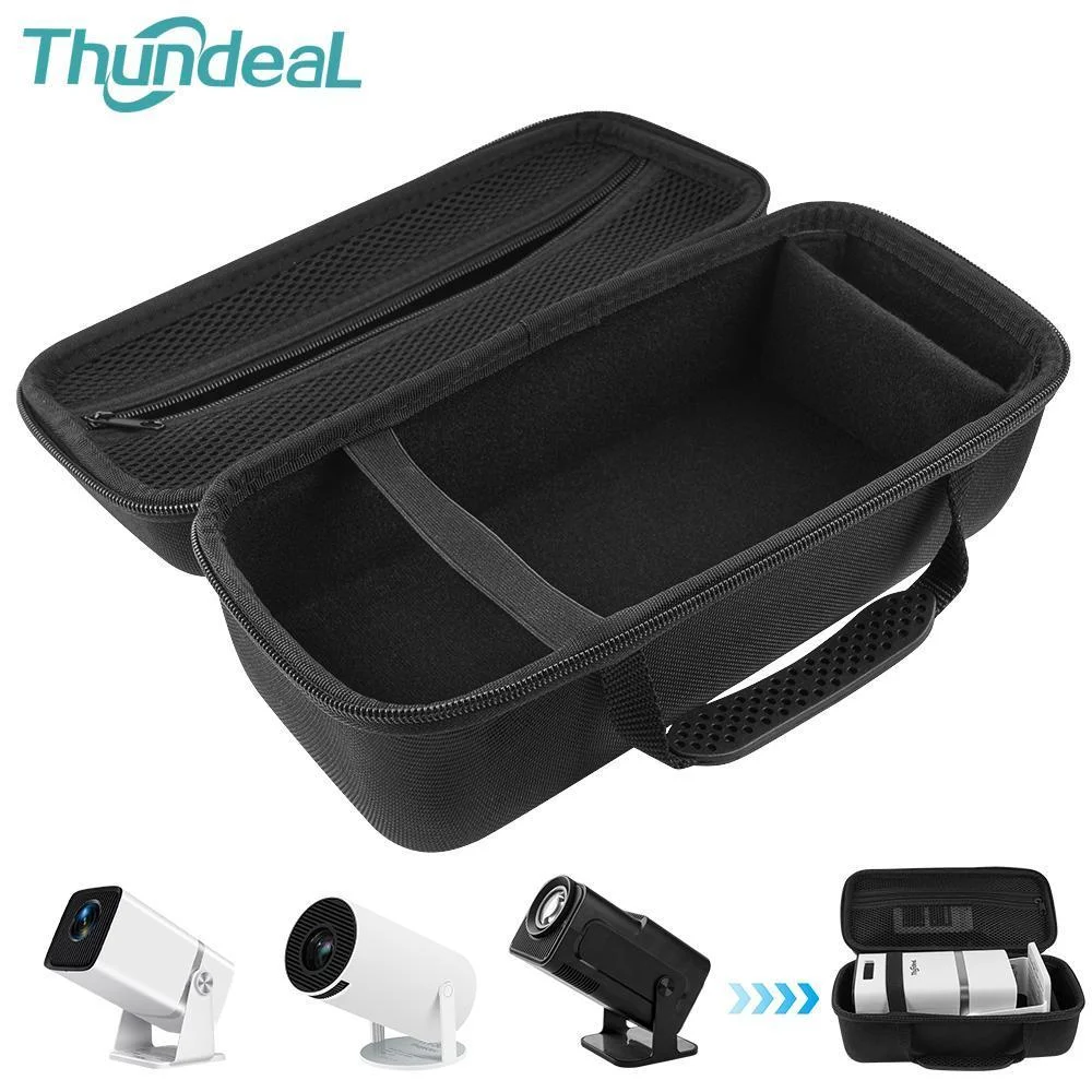 Thundeal Mini-Projektor-Schutztasche Für Td80W, Hy300 Pro &Amp; Hy320 – Tragbare Aufbewahrungstasche Für Reise, Transport &Amp; Schutz Mini-Projektor-Tasche