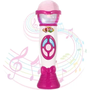Mikrofon für Kinder mit Stimmveränderung, Karaoke-Mikrofone mit Aufnahme- und Musikwiedergabefunktion, bunte Lichter, Geschenke für Jungen und Mädchen, Party-Gesangsmikrofon für Kinder.