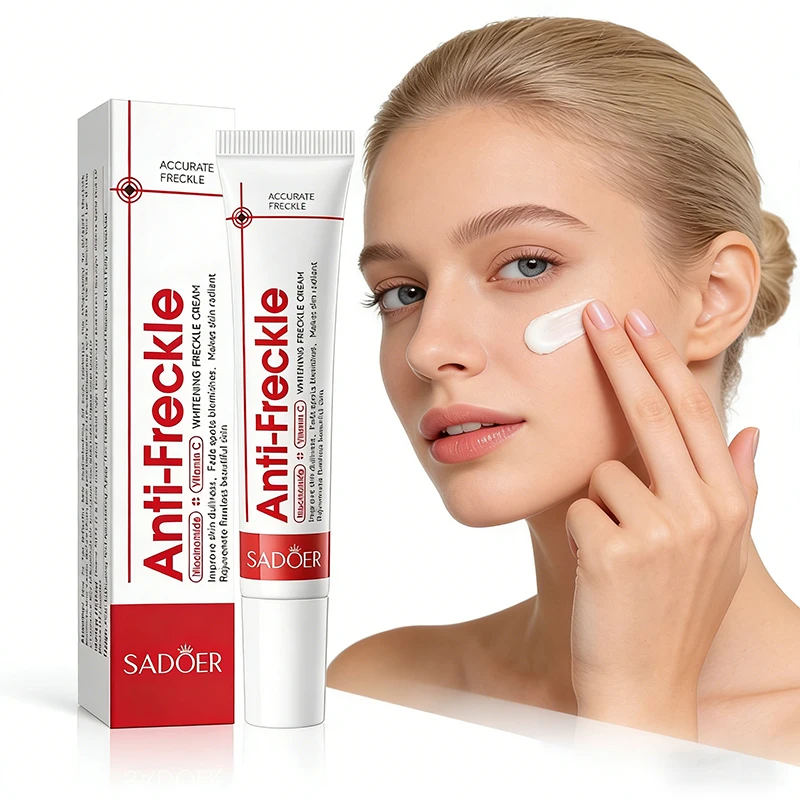 Sadoer Anti-Sommersprossen-Creme Gesichtsaufhellungscreme Fleckenentferner Anti-Aging Feuchtigkeitsspendende Sommersprossen-Entfernungs-Gesichtscreme Hautpflege Sadoer Anti-Sommersprossen-Creme Gesichtsaufhellungscreme Fleckenentferner Anti-Aging Feuchtigkeitsspendende Sommersprossen-Entfernungs-Gesichtscreme Hautpflege - Image 2