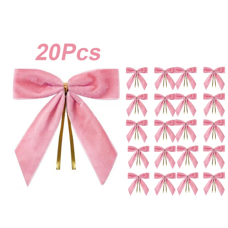 10/20 Stück Samtschleifen Für Weihnachtsbaumdekoration, Kranz, Girlande, Samtschleife Mit Gedrehter Krawatte, Weihnachtssamtschleifen, Weihnachtsfeiertage 10/20 Stück Samtschleifen Für Weihnachtsbaumdekoration, Kranz, Girlande, Samtschleife Mit Gedrehter Krawatte, Weihnachtssamtschleifen, Weihnachtsfeiertage - Image 9