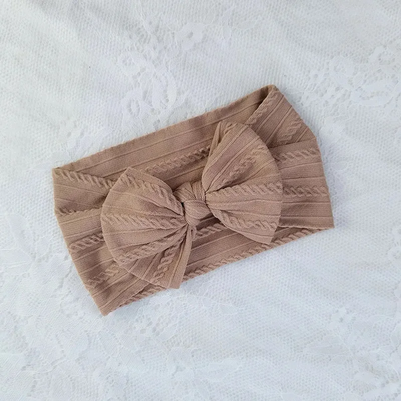 1/3 Stück Einfarbiges Baby-Stirnband Mit Schleife Kinder-Haarband Elastisches Nylon Neugeborenen-Weicher Turban Kopfwickel Kinder-Haaraccessoires 1/3 Stück Einfarbiges Baby-Stirnband Mit Schleife Kinder-Haarband Elastisches Nylon Neugeborenen-Weicher Turban Kopfwickel Kinder-Haaraccessoires - Image 10