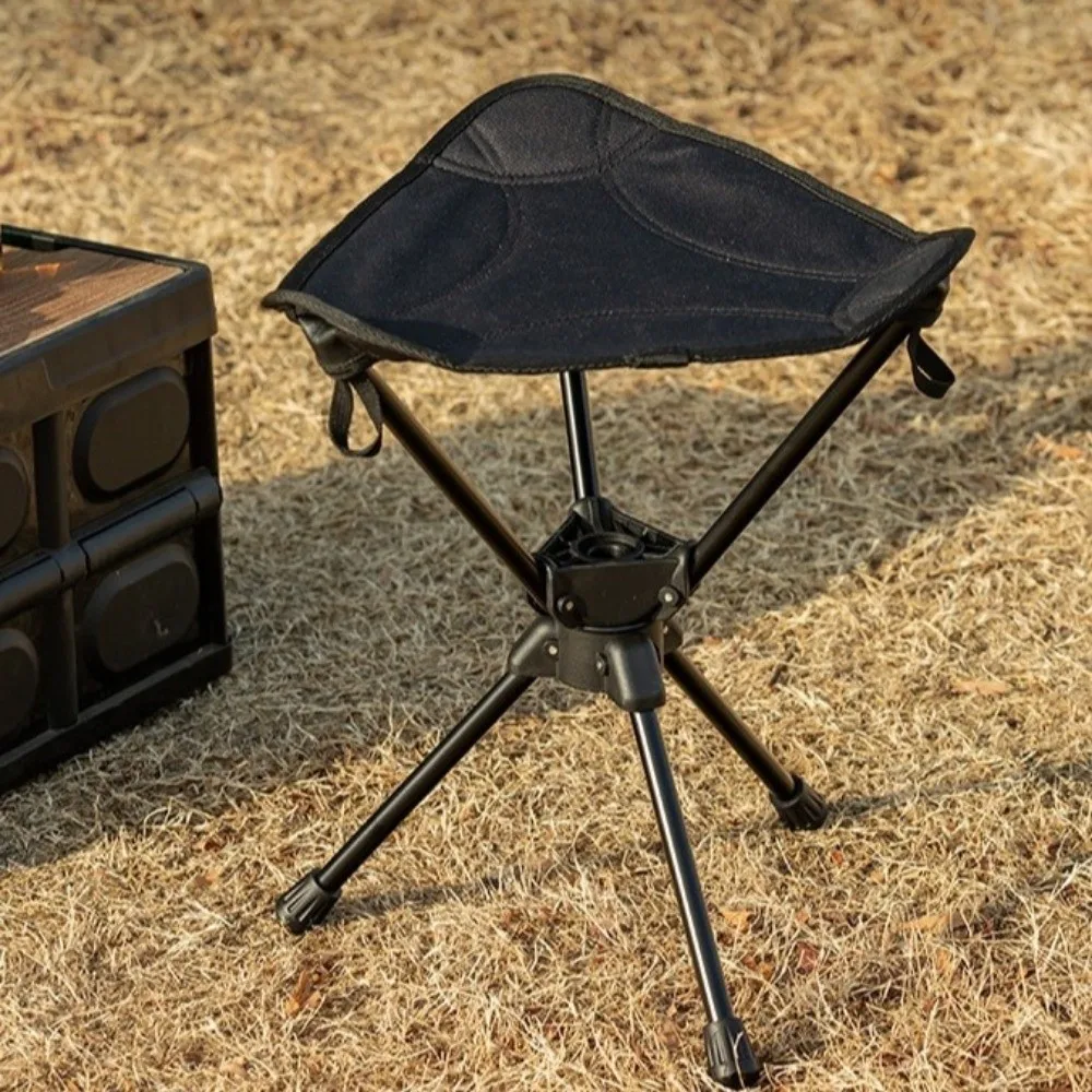 Three Legged Folding Rotating Stool Foldable Strong Load-Bearing Camping Stool Wear-Resistant Multifunctional Mazza Stool Three Legged Folding Rotating Stool Foldable Strong Load-Bearing Camping Stool Wear-Resistant Multifunctional Mazza Stool - Image 16