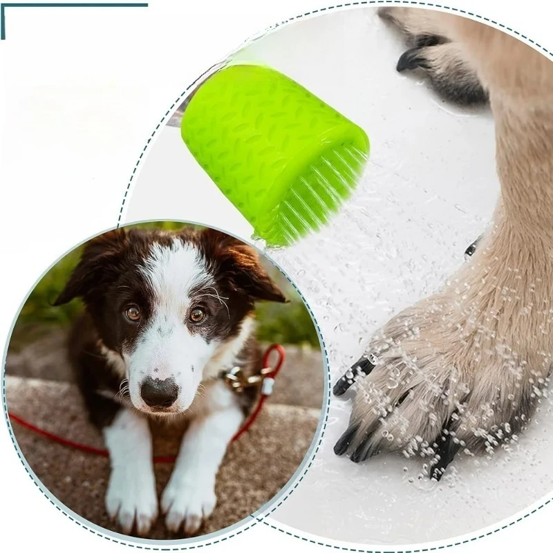 Tragbarer Haustier-Duschkopf - Verstellbarer Silikon-Badesprüher Für Hunde Und Katzen, Sanfter Wasserfluss Für Haustiere Im Freien Und Drinnen Tragbarer Haustier-Duschkopf - Verstellbarer Silikon-Badesprüher Für Hunde Und Katzen, Sanfter Wasserfluss Für Haustiere Im Freien Und Drinnen - Image 4