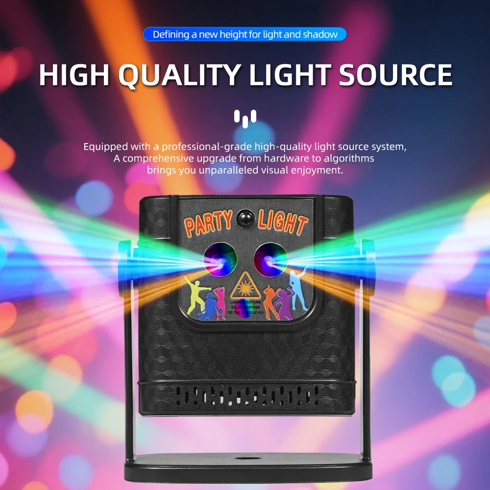 Usb Laser Partylicht Mit Stroboskop – Tragbarer Dj-Disco-Projektor Für Partys, Camping Und Events Usb Laser Partylicht Mit Stroboskop – Tragbarer Dj-Disco-Projektor Für Partys, Camping Und Events - Image 5