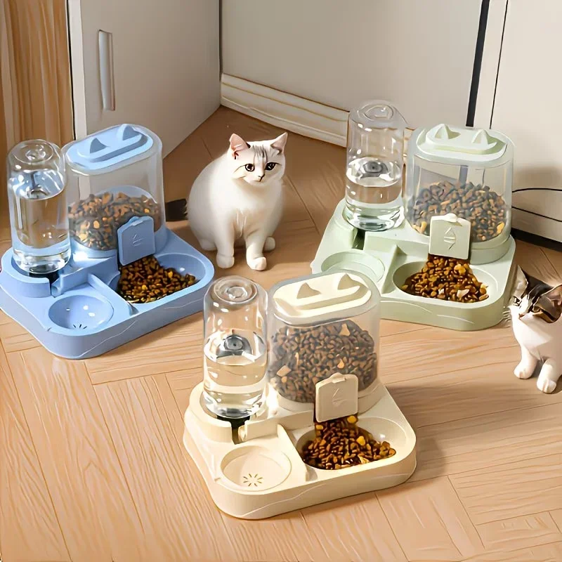 2-In-1 Large Pet Feeder &Amp; Water Dispenser, Dry Wet Separation, Durable Plastic, Transparent, No Battery, For Cats Dogs Travel 2-In-1 Large Pet Feeder &Amp; Water Dispenser, Dry Wet Separation, Durable Plastic, Transparent, No Battery, For Cats Dogs Travel - Image 15