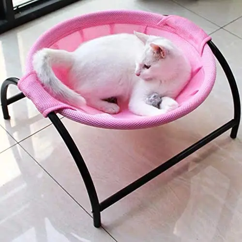 Katzen- Und Hundebett, Hängematte Für Haustiere, Freistehendes Katzenschlafbett, Haustierzubehör, Vollständig Waschbar, Abnehmbar, Einfache Montage, Für Innen Und Außen Katzen- Und Hundebett, Hängematte Für Haustiere, Freistehendes Katzenschlafbett, Haustierzubehör, Vollständig Waschbar, Abnehmbar, Einfache Montage, Für Innen Und Außen - Image 7