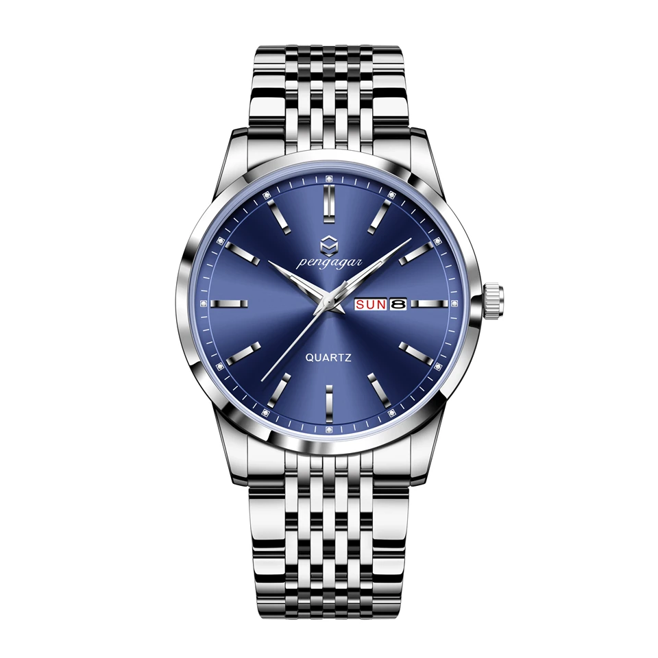 2025 Neue Top Marke Luxus Mann Armbanduhr Wasserdicht Leucht Datum Männer Uhren Edelstahl Quarz 43Mm Herren Uhr Männlichen Reloj 2025 Neue Top Marke Luxus Mann Armbanduhr Wasserdicht Leucht Datum Männer Uhren Edelstahl Quarz 43Mm Herren Uhr Männlichen Reloj - Image 9