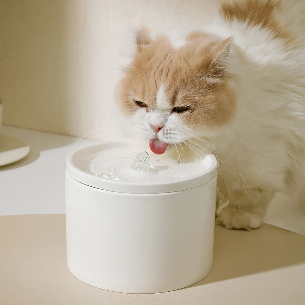 Water Dispenser Cat Automatic Water Dispenser, Pet Ceramic Bowl, Dog Bowl Water Dispenser, Circulation And Flow Water Dispenser Cat Automatic Water Dispenser, Pet Ceramic Bowl, Dog Bowl Water Dispenser, Circulation And Flow