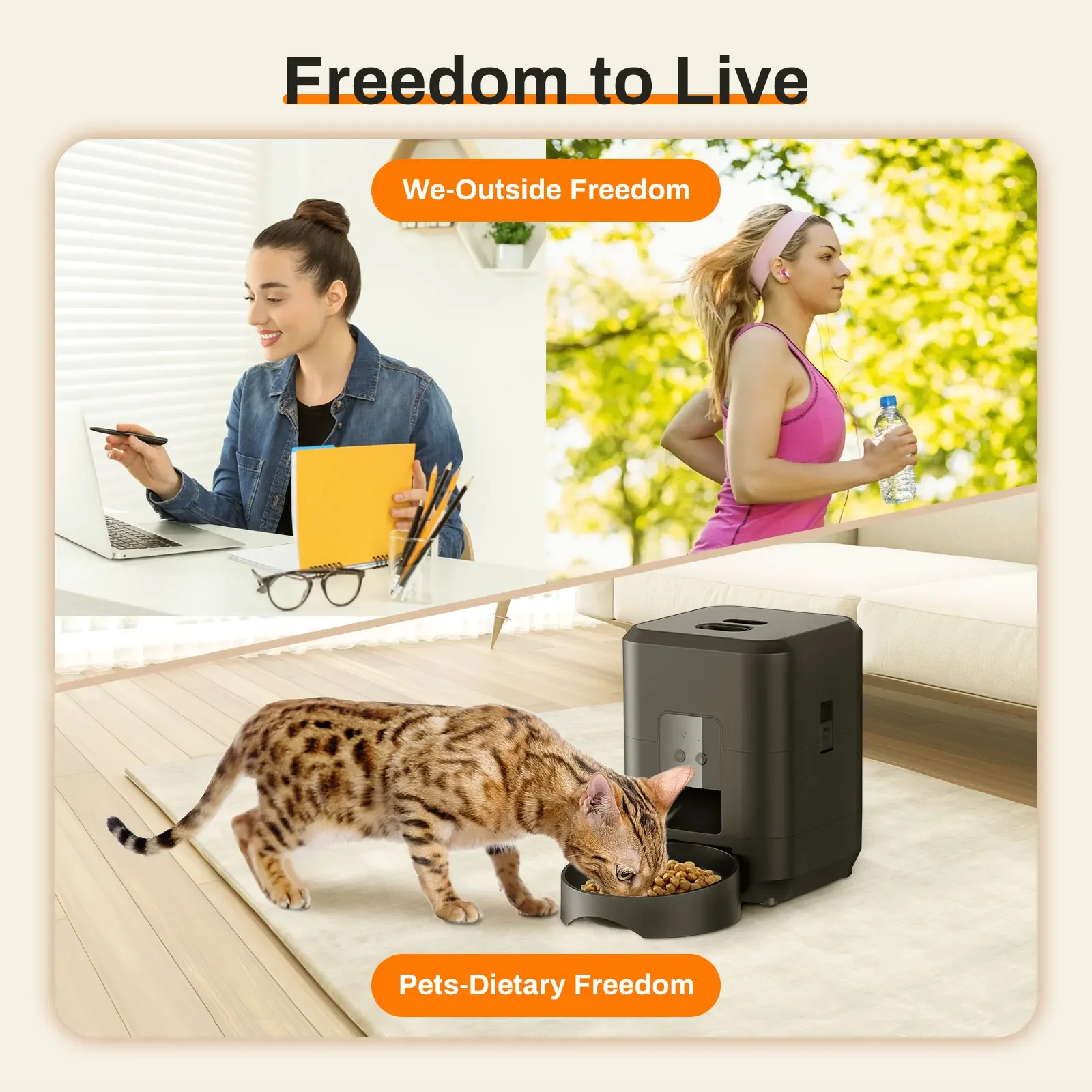 Smart Pet Feeder Automatic Cat Feeder Dog Slow Food Machine With Timed Quantitative Automatic Cat Food Dispenser Cat Dog Bowl Smart Pet Feeder Automatic Cat Feeder Dog Slow Food Machine With Timed Quantitative Automatic Cat Food Dispenser Cat Dog Bowl - Image 18