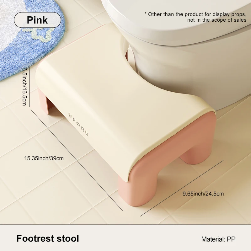 Uforu Toilet Stool Household Footstool Thickened Strong Anti-Slip Adult Squatting Aid Uforu Toilet Stool Household Footstool Thickened Strong Anti-Slip Adult Squatting Aid - Image 7