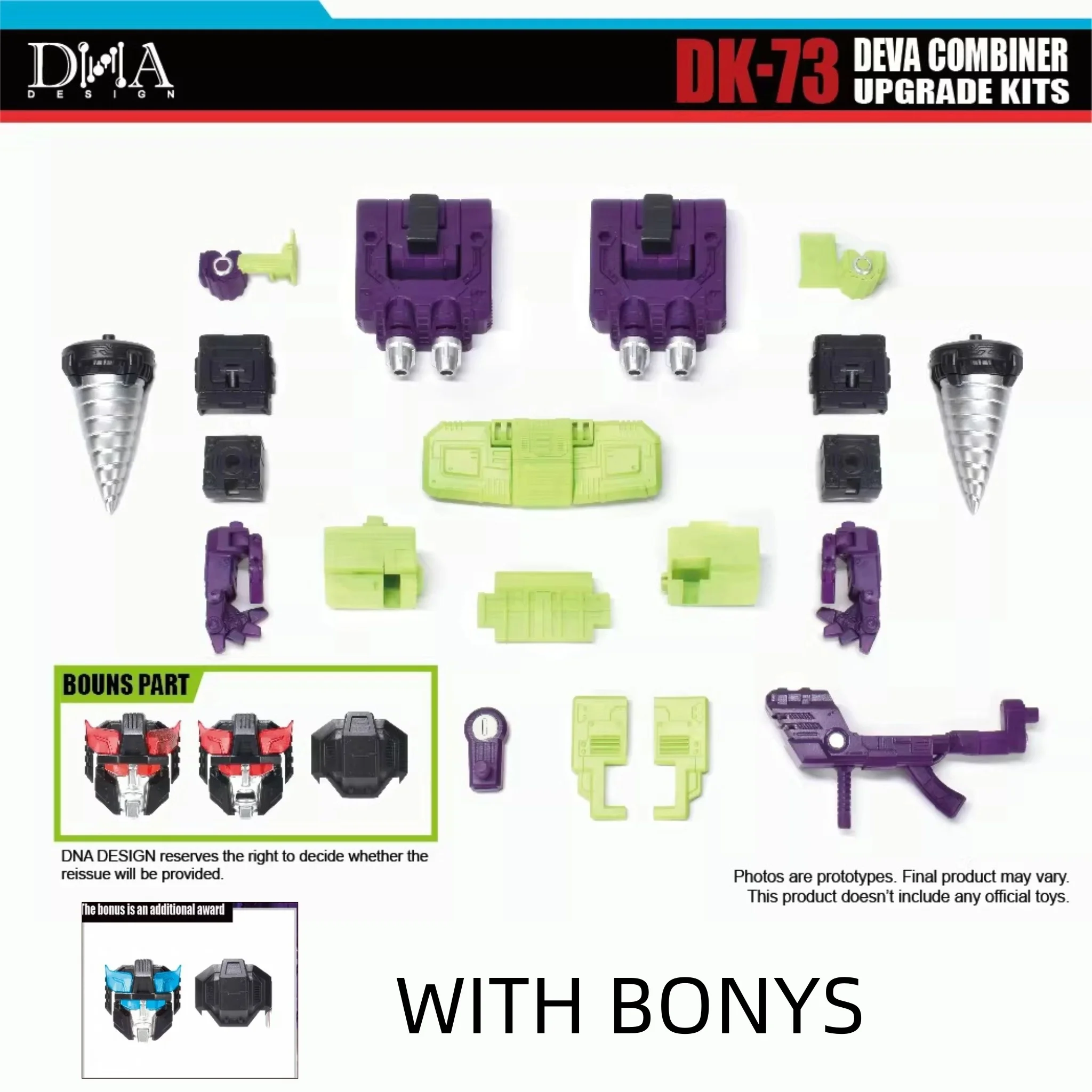 With Bonus! Dna Dk-73 Deva Combiner Upgrade Kits For Studio Series Ss86 Devastator Abs Model Injection Molded Accessories With Bonus! Dna Dk-73 Deva Combiner Upgrade Kits For Studio Series Ss86 Devastator Abs Model Injection Molded Accessories - Image 7