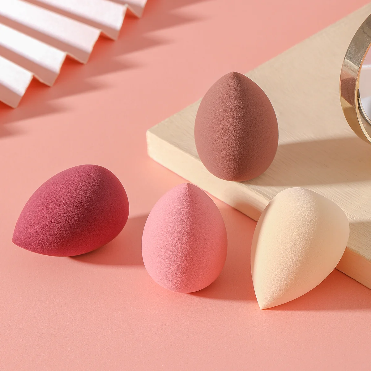 4 Pcs Beauty Egg Makeup Sponge Blenders Beauty Sponges Foundation Applicator 4 Pcs Beauty Egg Makeup Sponge Blenders Beauty Sponges Foundation Applicator - Image 4