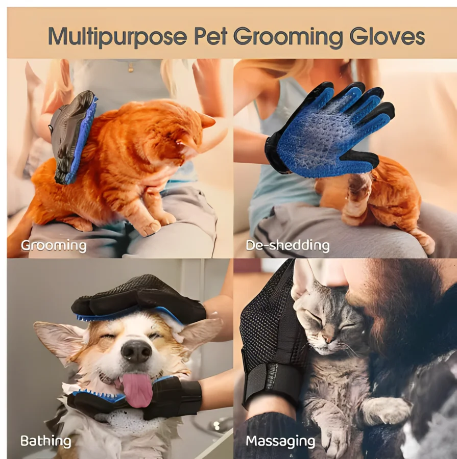 Tierhaar-Handschuhkamm Für Hunde Und Katzen – Fellpflege- Und Reinigungshandschuh, Enthaarungsbürste, Massagebürste, Tierbedarf, Katzenzubehör Tierhaar-Handschuhkamm Für Hunde Und Katzen – Fellpflege- Und Reinigungshandschuh, Enthaarungsbürste, Massagebürste, Tierbedarf, Katzenzubehör - Image 6