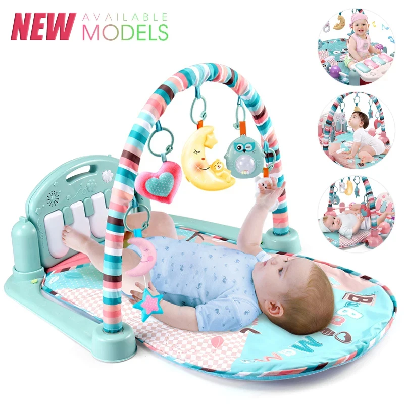 Baby Fitness Stand Music Play Gym Activity Toys Newborn Piano Crawling Blanket Pedal Game Pad Early Education 0-36 Months Gifts Baby Fitness Stand Music Play Gym Activity Toys Newborn Piano Crawling Blanket Pedal Game Pad Early Education 0-36 Months Gifts