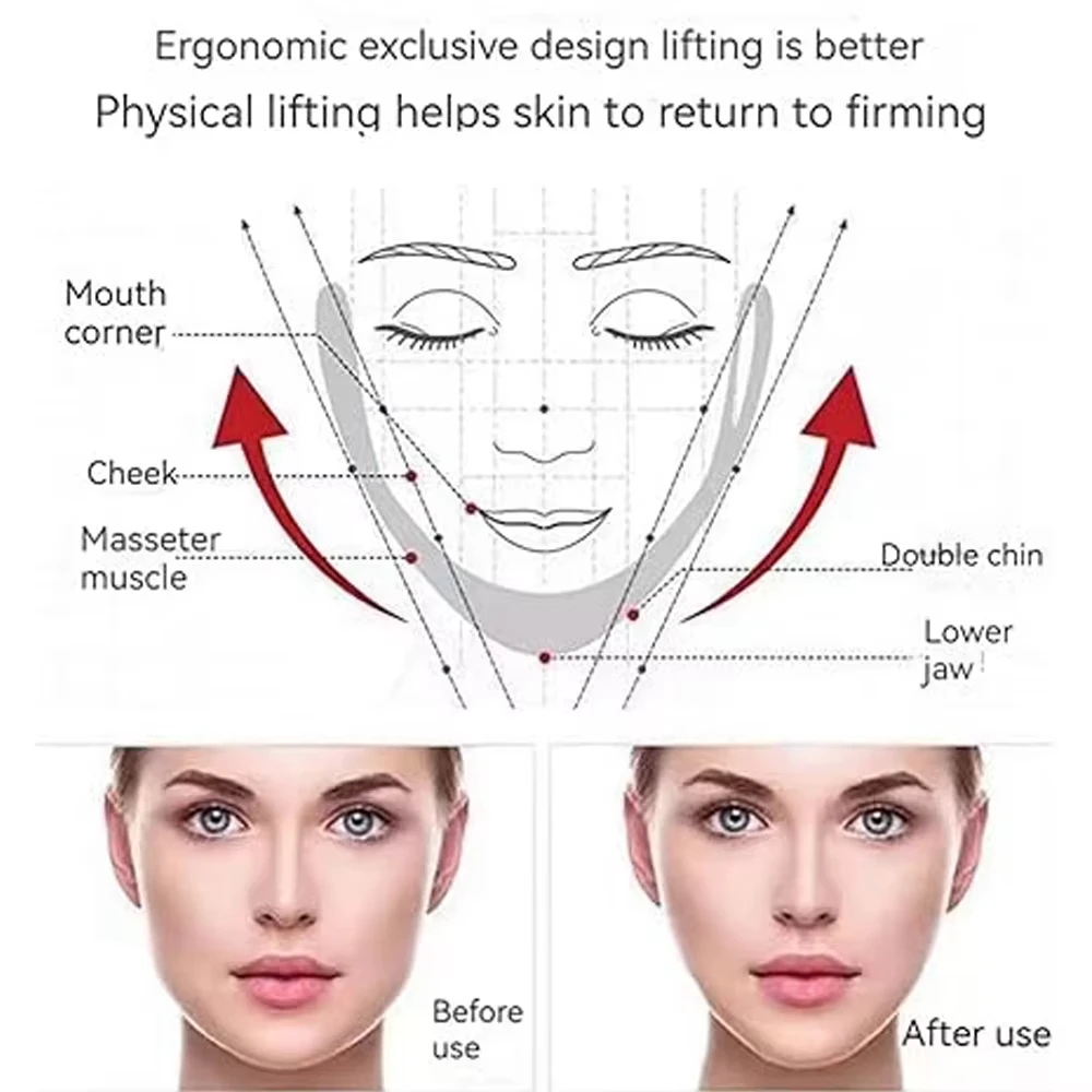 V-Shape Firming Face-Lift Slimming Mask Removal Masseter Muscle Double Chin Face Fat Burning Anti-Aging Beauty Products New V-Shape Firming Face-Lift Slimming Mask Removal Masseter Muscle Double Chin Face Fat Burning Anti-Aging Beauty Products New - Image 5