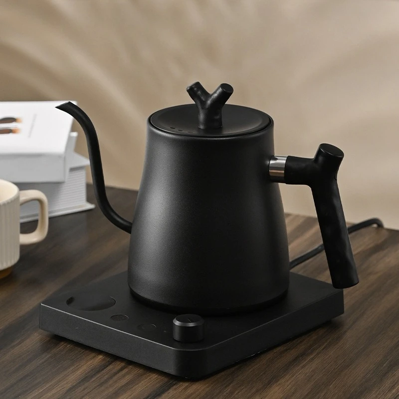 1000Ml Edelstahl-Schwanenhals-Wasserkocher Mit Digitaler Temperaturregelung Für Präzises Brühen Von Kaffee Und Tee 1000Ml Edelstahl-Schwanenhals-Wasserkocher Mit Digitaler Temperaturregelung Für Präzises Brühen Von Kaffee Und Tee