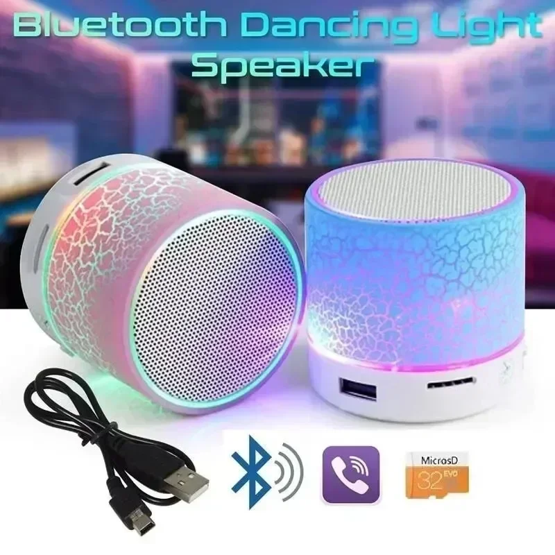Mini Bluetooth Lautsprecher – Tragbarer Wireless Speaker Mit Led-Licht, Usb-, Sd-Karten-Unterstützung Und Kraftvollem Stereo-Sound Mini Bluetooth Lautsprecher – Tragbarer Wireless Speaker Mit Led-Licht, Usb-, Sd-Karten-Unterstützung Und Kraftvollem Stereo-Sound - Image 5