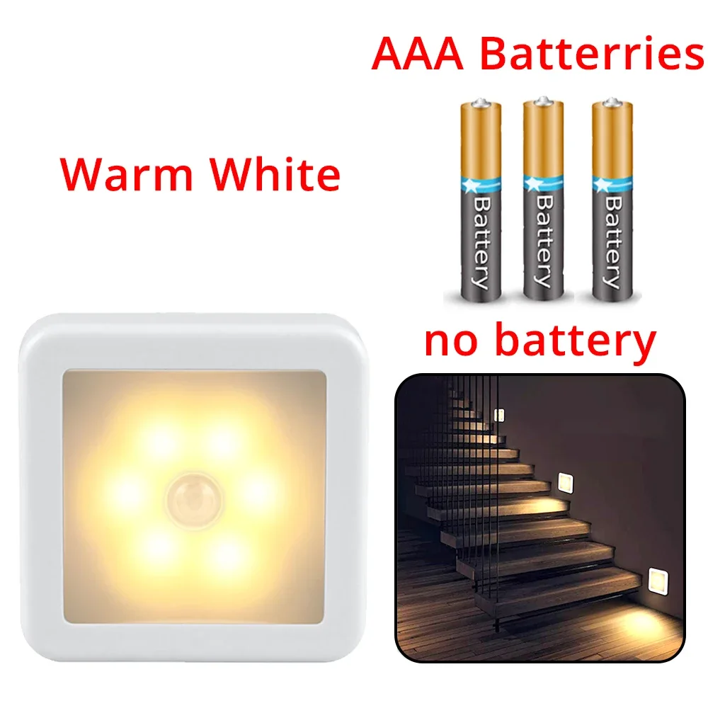 Bewegungsaktiviertes Led-Nachtlicht Mit Menschlichem Körpersensor, Batteriebetrieben, Für Wc, Nachttisch, Zimmer, Flur, Gang, Zuhause. Bewegungsaktiviertes Led-Nachtlicht Mit Menschlichem Körpersensor, Batteriebetrieben, Für Wc, Nachttisch, Zimmer, Flur, Gang, Zuhause. - Image 7