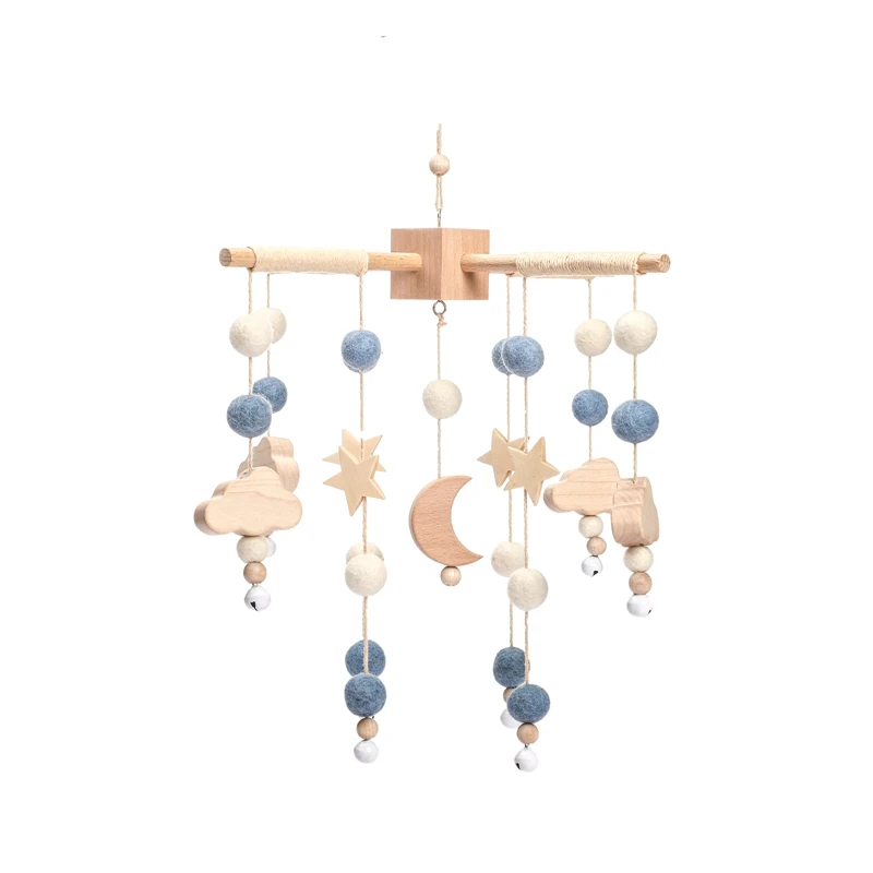 Babymobile Mit Holzrasseln, Weichen Filz-Tierfiguren, Musikbox Und Hängespielzeug Für Neugeborene – Babygeschenke Babymobile Mit Holzrasseln, Weichen Filz-Tierfiguren, Musikbox Und Hängespielzeug Für Neugeborene – Babygeschenke - Image 30