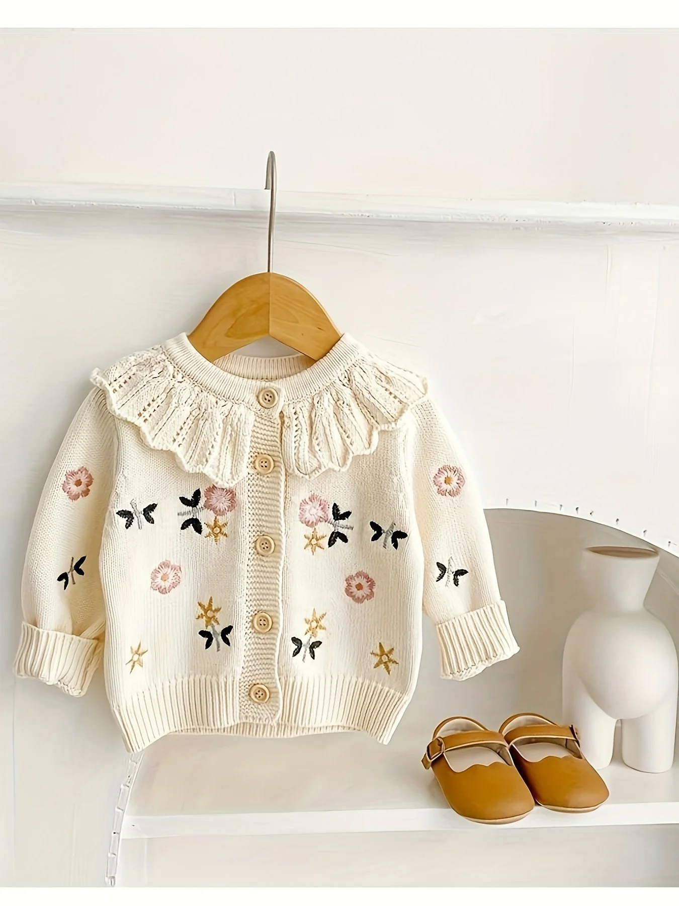 Autumn And Winter Baby Knitted Cardigan Baby Girl Tops Toddler Winter Baby Style Warm Sweater Autumn And Winter Baby Knitted Cardigan Baby Girl Tops Toddler Winter Baby Style Warm Sweater - Image 5