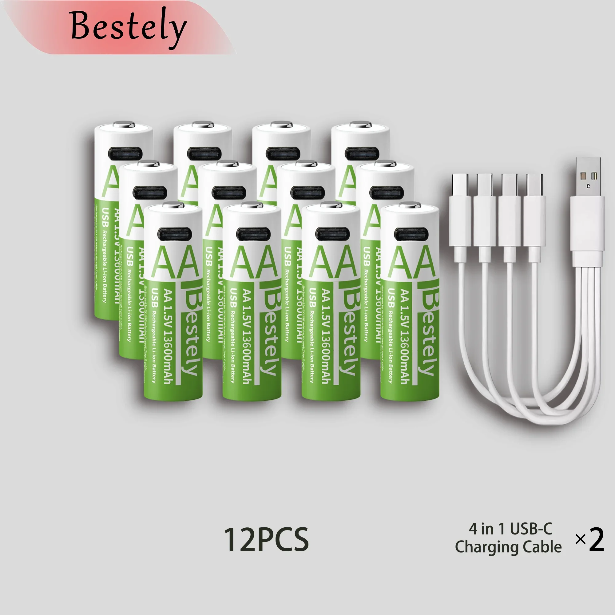 1,5 V Aa Lithium-Batterie 13.600 Mah – Wiederaufladbar Mit Usb-C, Li-Ionen-Akku Mit Bis Zu 2000 Ladezyklen 1,5 V Aa Lithium-Batterie 13.600 Mah – Wiederaufladbar Mit Usb-C, Li-Ionen-Akku Mit Bis Zu 2000 Ladezyklen - Image 13