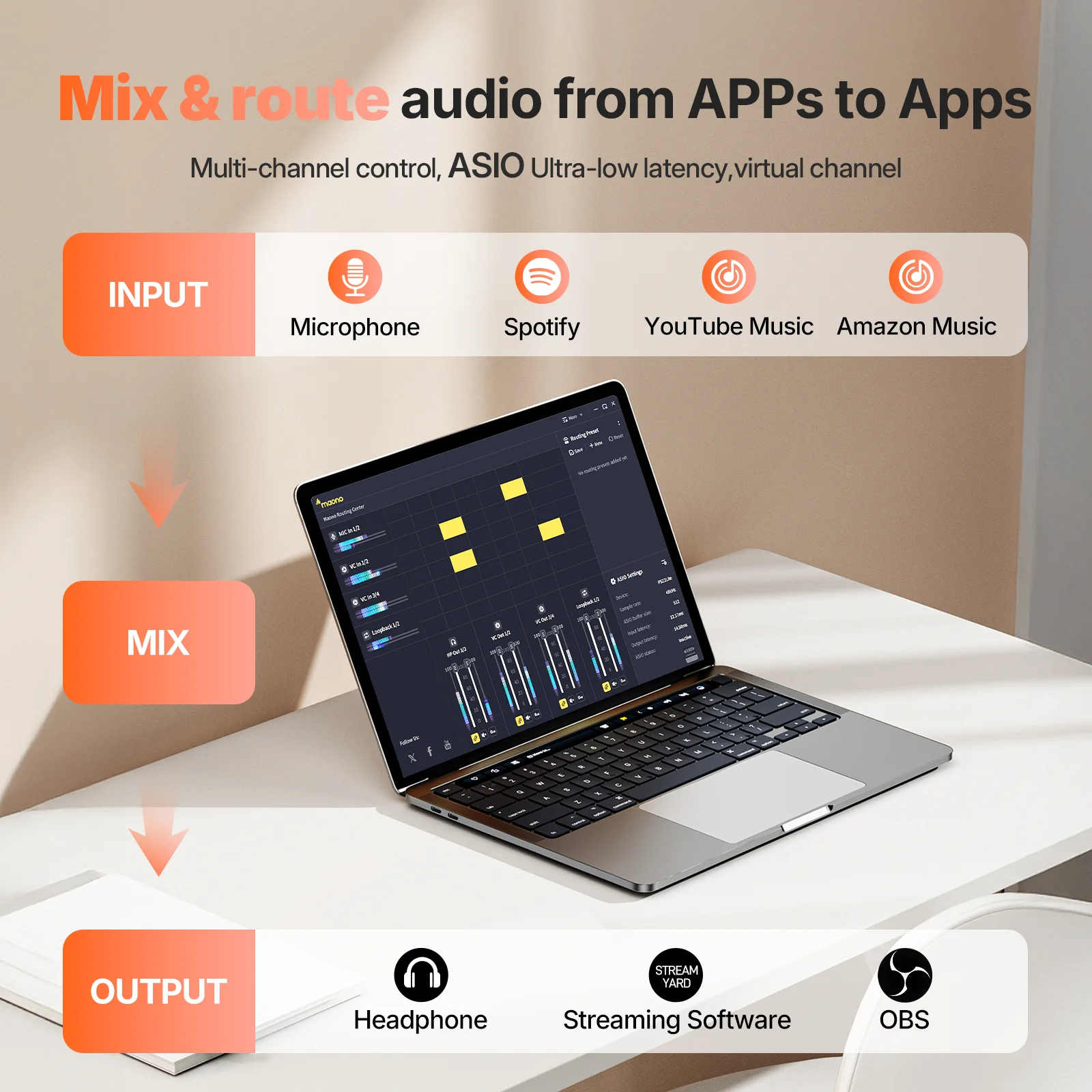 Maono Ps22 Lite Usb-Audio-Interface – Tragbare Soundkarte Mit Xlr-Eingang Für Pc, Musik, Gitarre, Daw &Amp; Streaming Maono Ps22 Lite Usb-Audio-Interface – Tragbare Soundkarte Mit Xlr-Eingang Für Pc, Musik, Gitarre, Daw &Amp; Streaming - Image 5