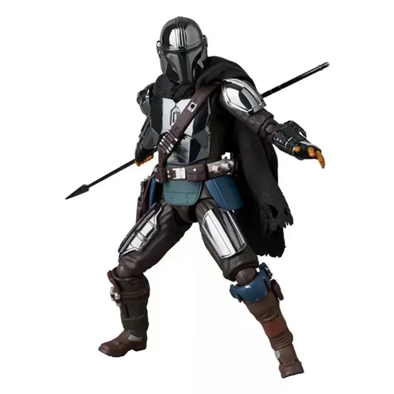 In Stock Star Wars Mandalorian 2.0 Electroplated Din Djarin Boxed Articulated Action Figure Collectible Model Toy For Collectors In Stock Star Wars Mandalorian 2.0 Electroplated Din Djarin Boxed Articulated Action Figure Collectible Model Toy For Collectors - Image 3