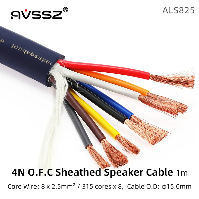 Avssz Hifi Lautsprecherkabel Ofc – 4-Adriges Audiokabel Für Heimkino, Audioverstärker Und Bühnenverkabelung Avssz Hifi Lautsprecherkabel Ofc – 4-Adriges Audiokabel Für Heimkino, Audioverstärker Und Bühnenverkabelung - Image 13