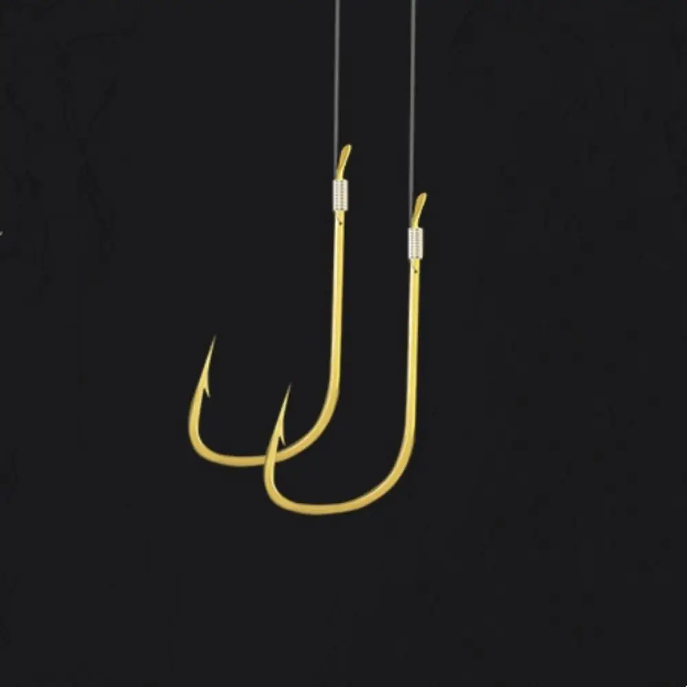 20Pcs 45Cm Barbed Fishing Hooks With Barb With Sub-Line Carbon Steel Barbed Hooks Durable For Carp Grass Carp Crucian 20Pcs 45Cm Barbed Fishing Hooks With Barb With Sub-Line Carbon Steel Barbed Hooks Durable For Carp Grass Carp Crucian - Image 7