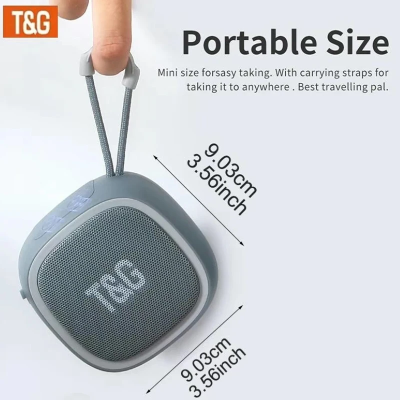 Mini Bluetooth Lautsprecher Ipx4 – Tragbarer, Wasserdichter Wireless Speaker Mit Tf-Karte, Fm-Radio, Tws Und Hifi-Stereo-Sound Mini Bluetooth Lautsprecher Ipx4 – Tragbarer, Wasserdichter Wireless Speaker Mit Tf-Karte, Fm-Radio, Tws Und Hifi-Stereo-Sound - Image 6