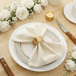 6/12 Stück 40 x 40 cm große Tischdeckenservietten, langlebige, verdickte Polyester-Pads, wiederverwendbar für Küche, Esszimmer, Feiertagsdekorationen